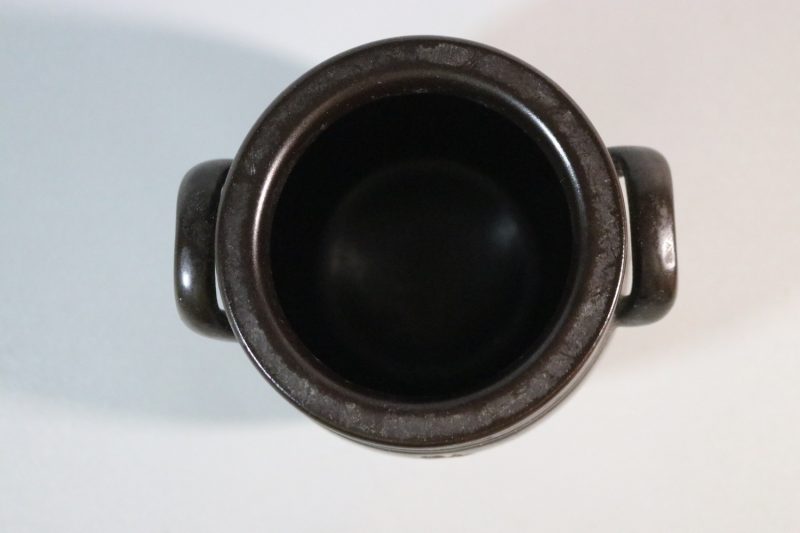 Mörkbrun krus, stengods, Höganäs 1/2L