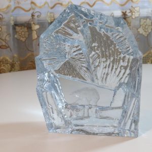 STRÖMBERGSHYTTAN GLASBLOCK BJÖRN