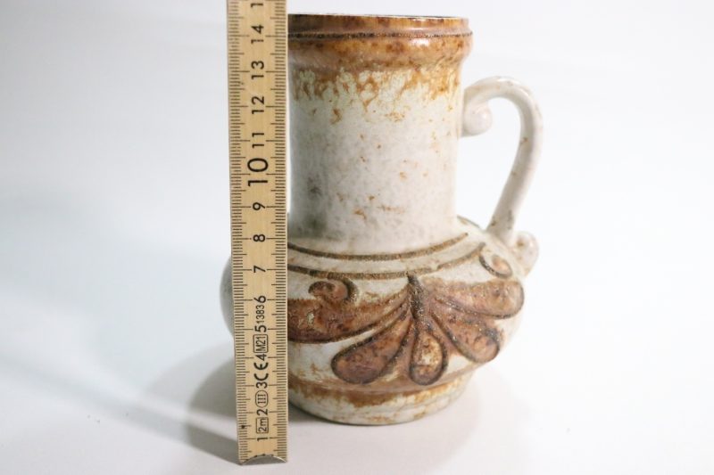 Unik antik keramikkanna – rustik charm, 14,5 cm