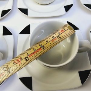 Set med 6 kaffekoppar och fat – IKEA