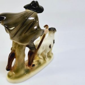 Figurin i Porslin – Fåraherde med Får från Sitzendorf