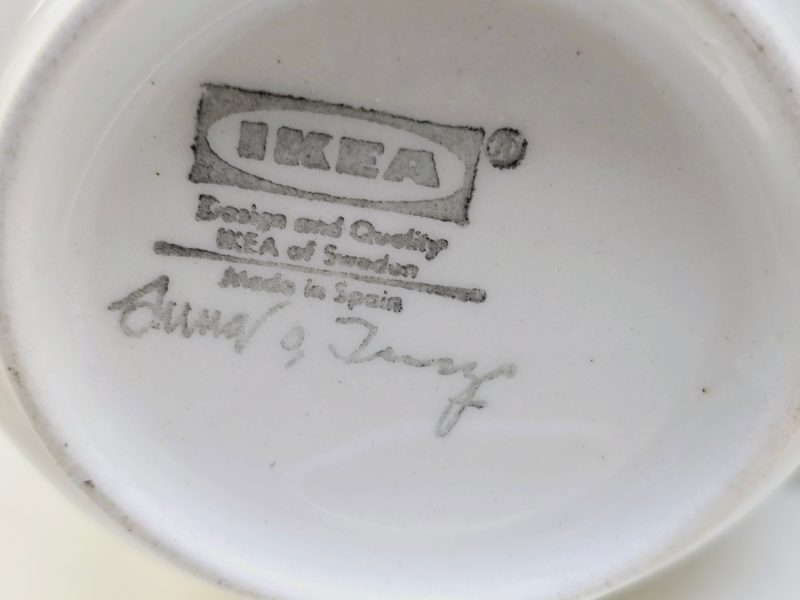 Set med 6 kaffekoppar och fat – IKEA