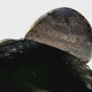 Antika ljusstakar i klassisk barockstil – 17 cm höga