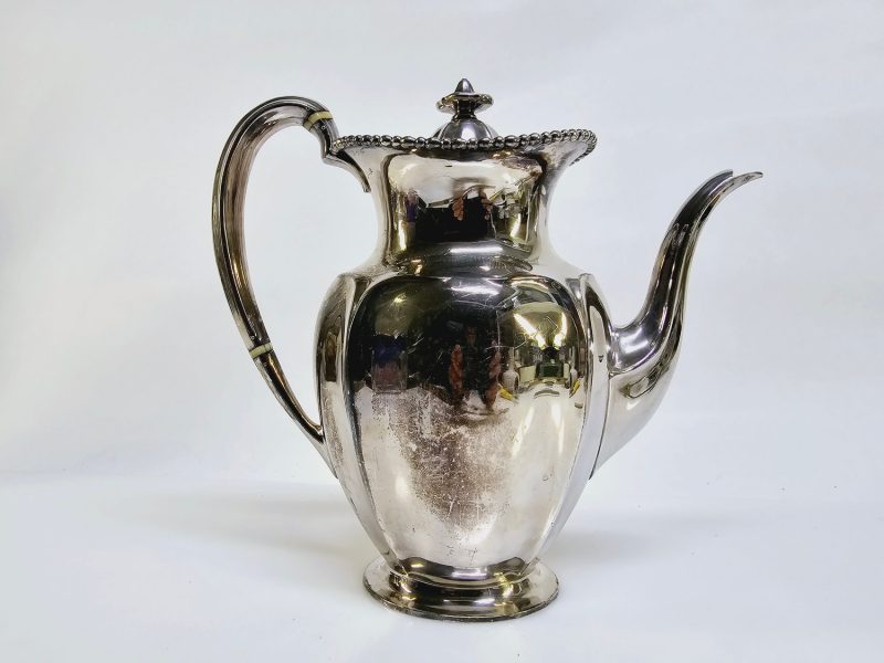 Antik tekanna från Atkin Brothers – Sheffield, England, 1800-tal