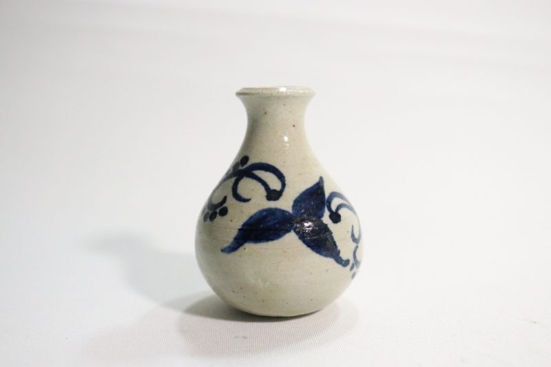 Miniatyrvas, saltglaserad stengods - Handarbeit Made in GDR expartic