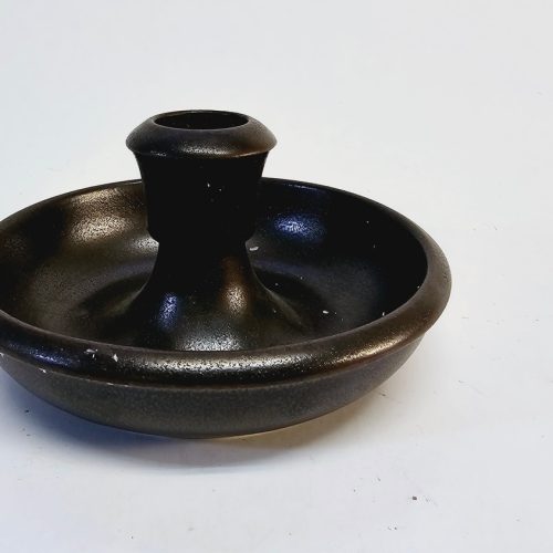 Höganäs Stengods Ljusstake – Rustik Skandinavisk Design