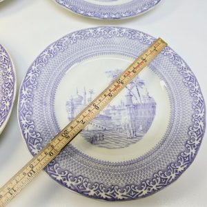 Elegant set av fyra vintage-tallrikar från Gustavsberg – Stambuls-serien
