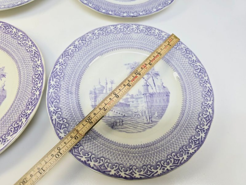 Elegant set av fyra vintage-tallrikar från Gustavsberg – Stambuls-serien