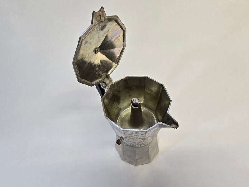 Klassisk Espressokanna i Aluminium - Retrodesign, 19 cm