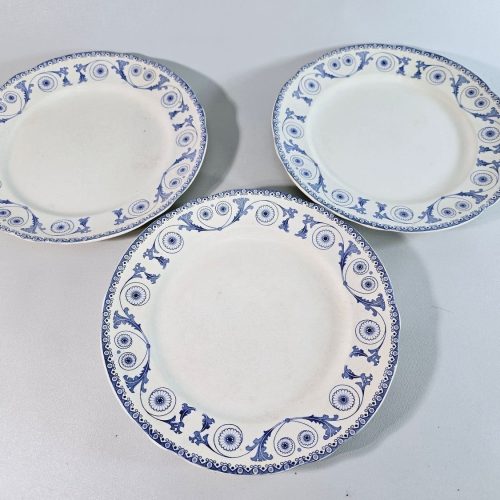 GÖTEBORGS PORSLINFABRIK - 3 x Flata tallrikar - SVEA ORGINAL