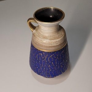 Vas med hankel - Germany 399/20 Blå Beige Guld 20cm