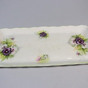 Serveringsbricka, Old Foley, James Kent  Lång "Pansy"
