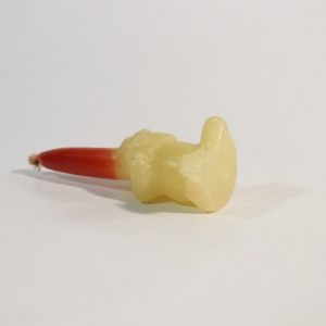 Charmigt vintage-ljus i form av en figur – 11,5 cm högt