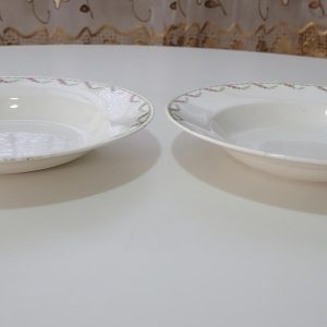 2 Djupa tallrikar från Gustavsberg, troligen 1800-tal