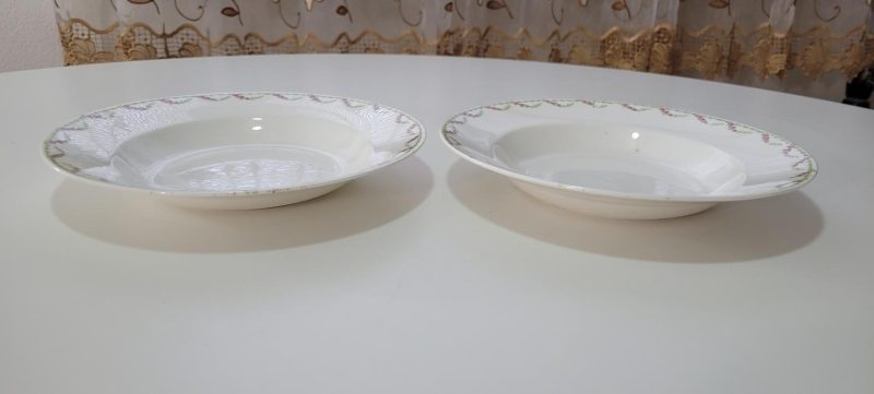 2 Djupa tallrikar från Gustavsberg, troligen 1800-tal