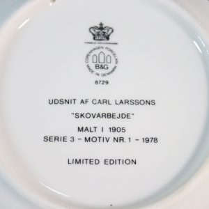 Väggtallrikar B&G Copenhagen, Carl Larsson 4st
