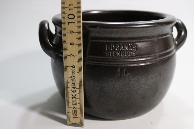 Höganäs Stengodskrus 1L – Klassisk Svensk Design