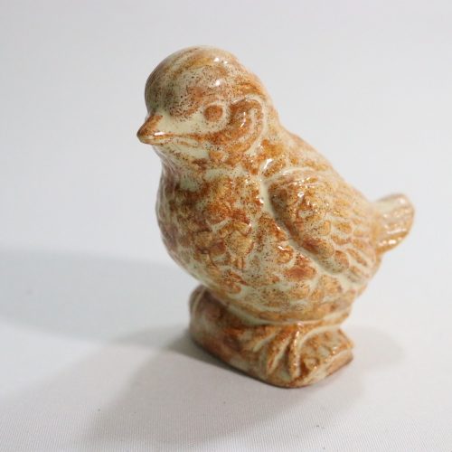Keramisk Fågelfigur – Handgjord Charm, 8,5 cm