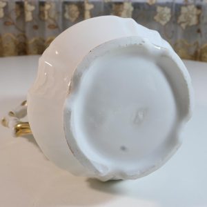 Kaffekanna / Tekanna med grön och guld detaljer, H=24cm
