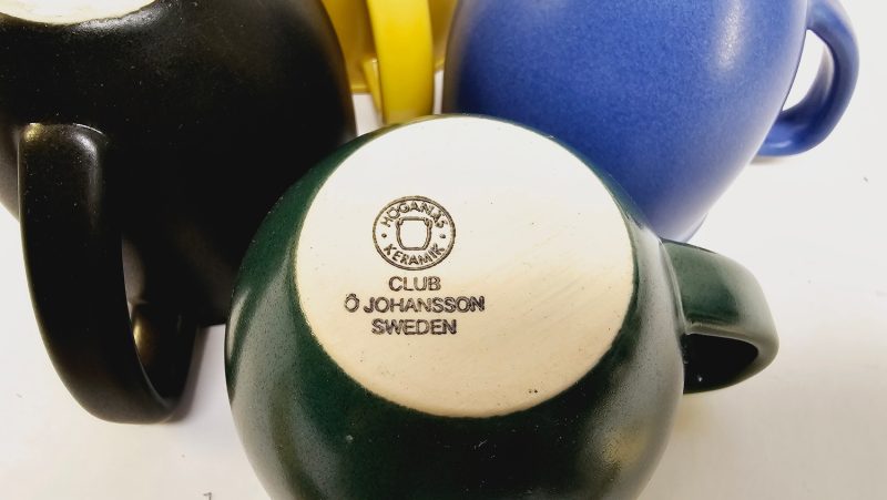 Unik samling av Höganäs Keramik - Club-serien av Ö. Johansson