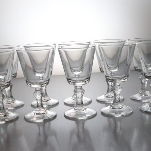 10st Vackra glas, Okänd fabrikat - 8cm