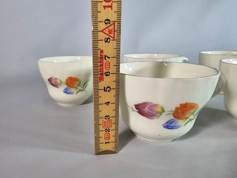 Kaffekoppar, 5 stycken, "1191", porslin, Gustavsberg
