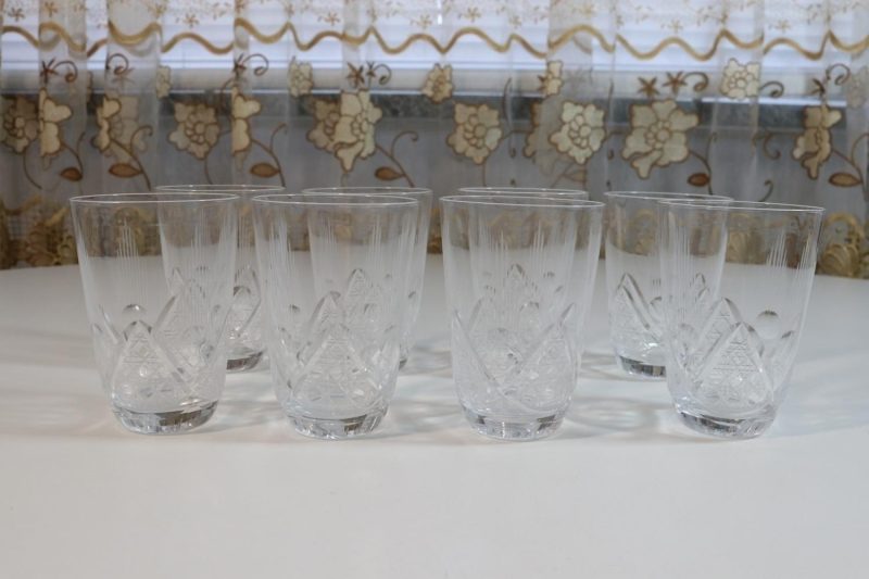 Glasservis, Kristall, GPI AB i Kosta, 1950/60-tal