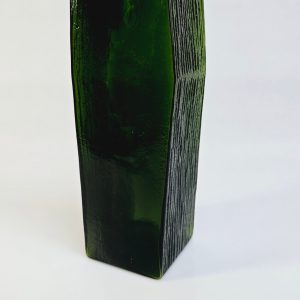 Färgsprakande Glasvas – 12 cm – Modern Design med Livfulla Mönster