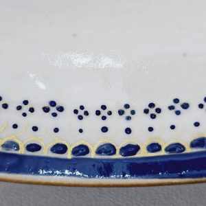 Kinesisk exportporslin armoriell middagstallrik, vapenporslin, cirka 1800