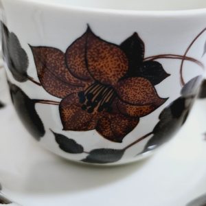 Teservis, 7 delar, porslin, "Tea for two", Arabia, Finland GUNVOR OLIN-GRÖNQVIST