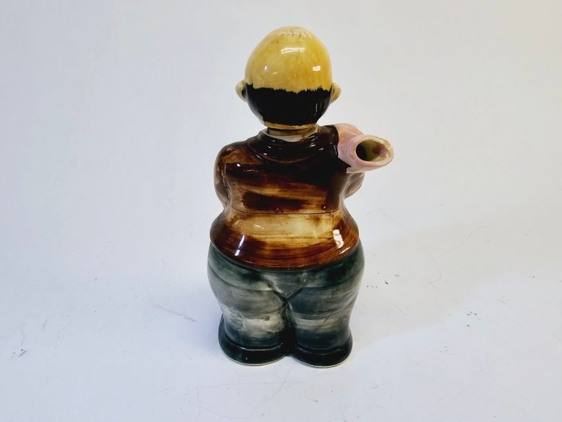 Keramisk Flaskfigur – 17 cm, Handmålad