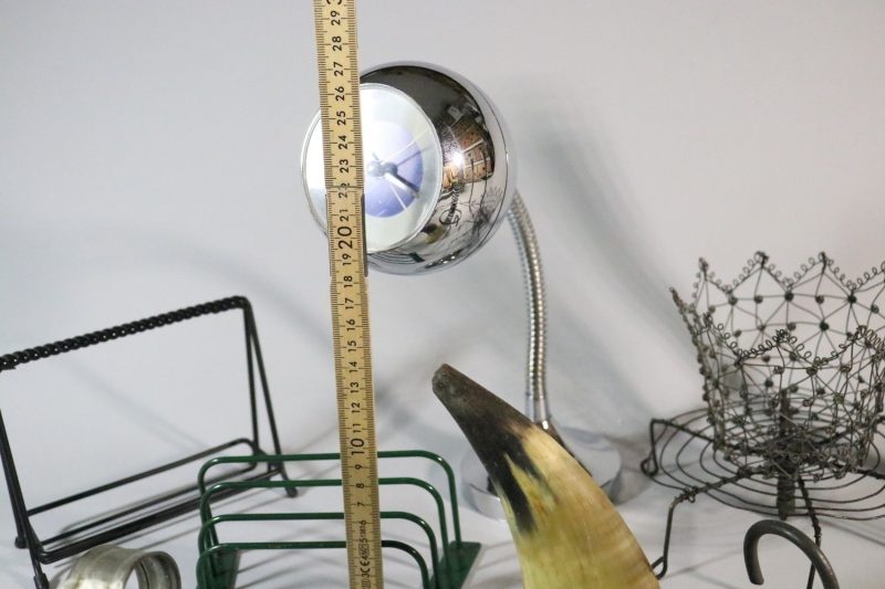 Diverse vintage metallföremål mm