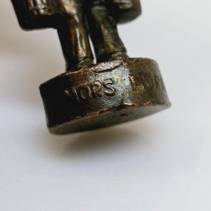 Tre Små Figurer i Brons – "Mors" – Historisk Samlingsdetalj