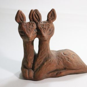 Porslinsfigur – Pojke med Gås, 24 cm