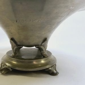 Elegant GAB Tenn-skål från 1933 – Svensk Hantverkshistoria i Tidlös Design