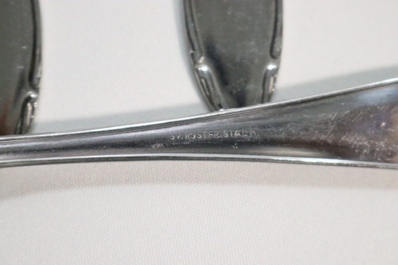Set med 12 Kaffeskedar – Svenskt Rostfritt Stål, 17,5 cm