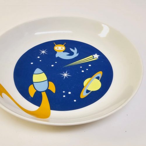 Unik tallrik "Sputnik" från Rörstrand, designad av Hanna Werning‎