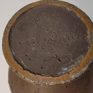 Ystad Kloster keramik Per-Olof Holmén retro vas signerad H17cm