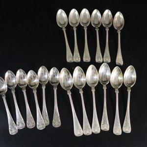 Eleganta Skedar i Alpacca - Set om 18 st, PRIMA ALP NS 40