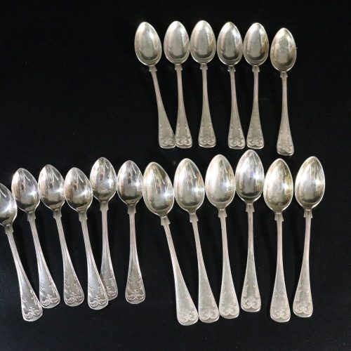 Eleganta Skedar i Alpacca - Set om 18 st, PRIMA ALP NS 40