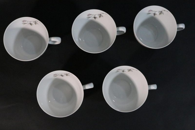 5st Kaffekoppar "Arbour",  ROSENTHAL CONTINENTAL, Raymond loewy