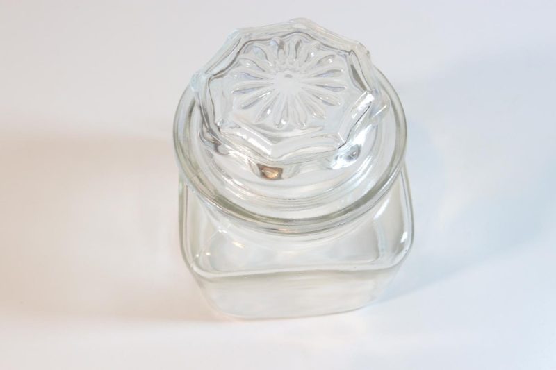 Förvaringsburk, glas. USA
