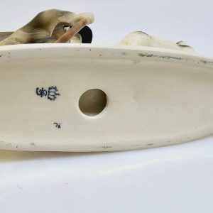 Figurin i Porslin – Fåraherde med Får från Sitzendorf