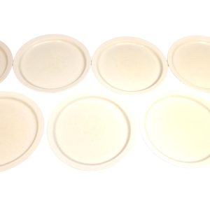Set med 7 tallrikar från Höganäs Keramik, 24 cm i diameter