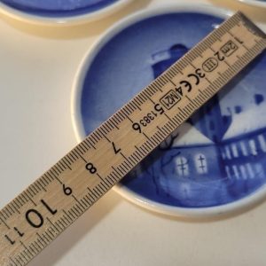 5 Väggtallrikar, Royal Copenhagen Fajance, Danmark