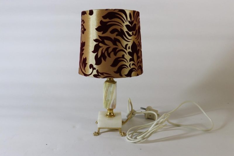 BORDSLAMPA, Marmor eller Onyx - skärm ingår