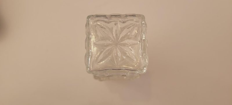Glaskaraff med lock