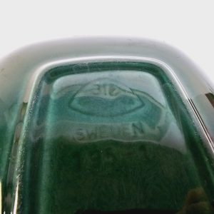 Vintage JIE Gantofta Grönt Serveringsfat – Skandinavisk Retrodesign