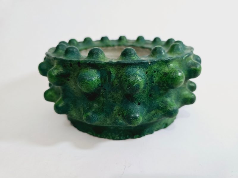 Unik Vintage Skål från BodaNova – Skandinavisk Designklassiker i Grön Betong