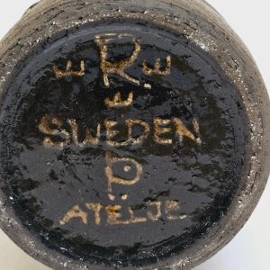 Rustik Ateljévas från Rörstrand, 18 cm hög